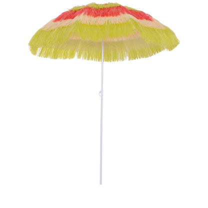 Umbrelă Hawaiană Portabilă, Acoperitoare Ø160cm, Impermeabilă, Înălțime până la 180cm