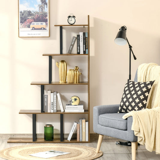 Biblioteca Stil Industrial 5 Niveluri 102 x 30 x 160 cm