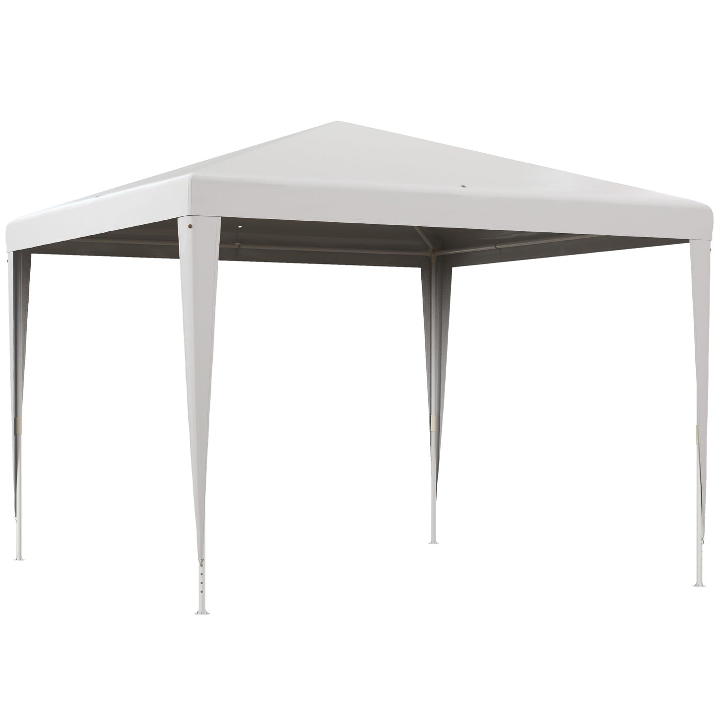 Pavilion  de Grădină 3x3 m Portabil cu Acoperire Anti UV, Alb