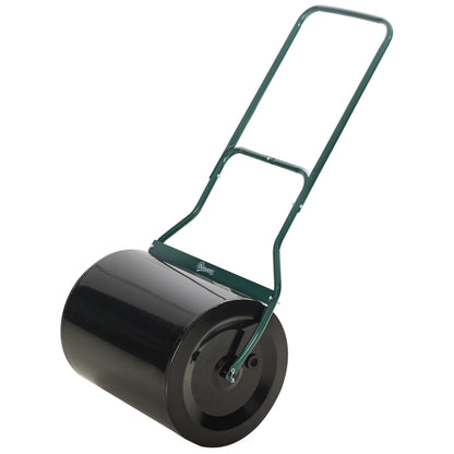 Rola de Gradina din Metal Negru Rezervor 60 L Φ50 cm