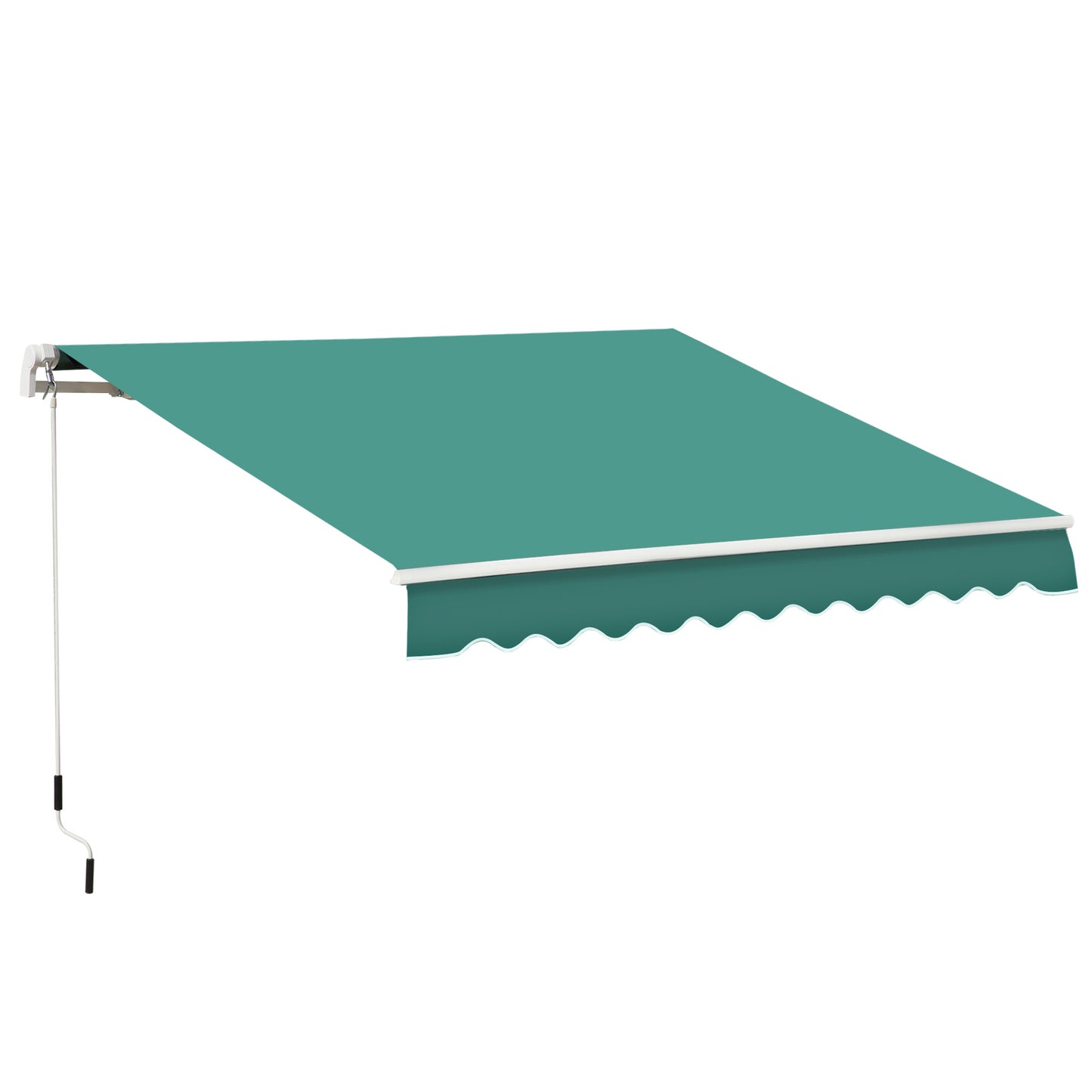 Rulou Parasolar de Perete Impermeabil, Protecție UV și Rezistență la Apă, 295x245 cm, Verde
