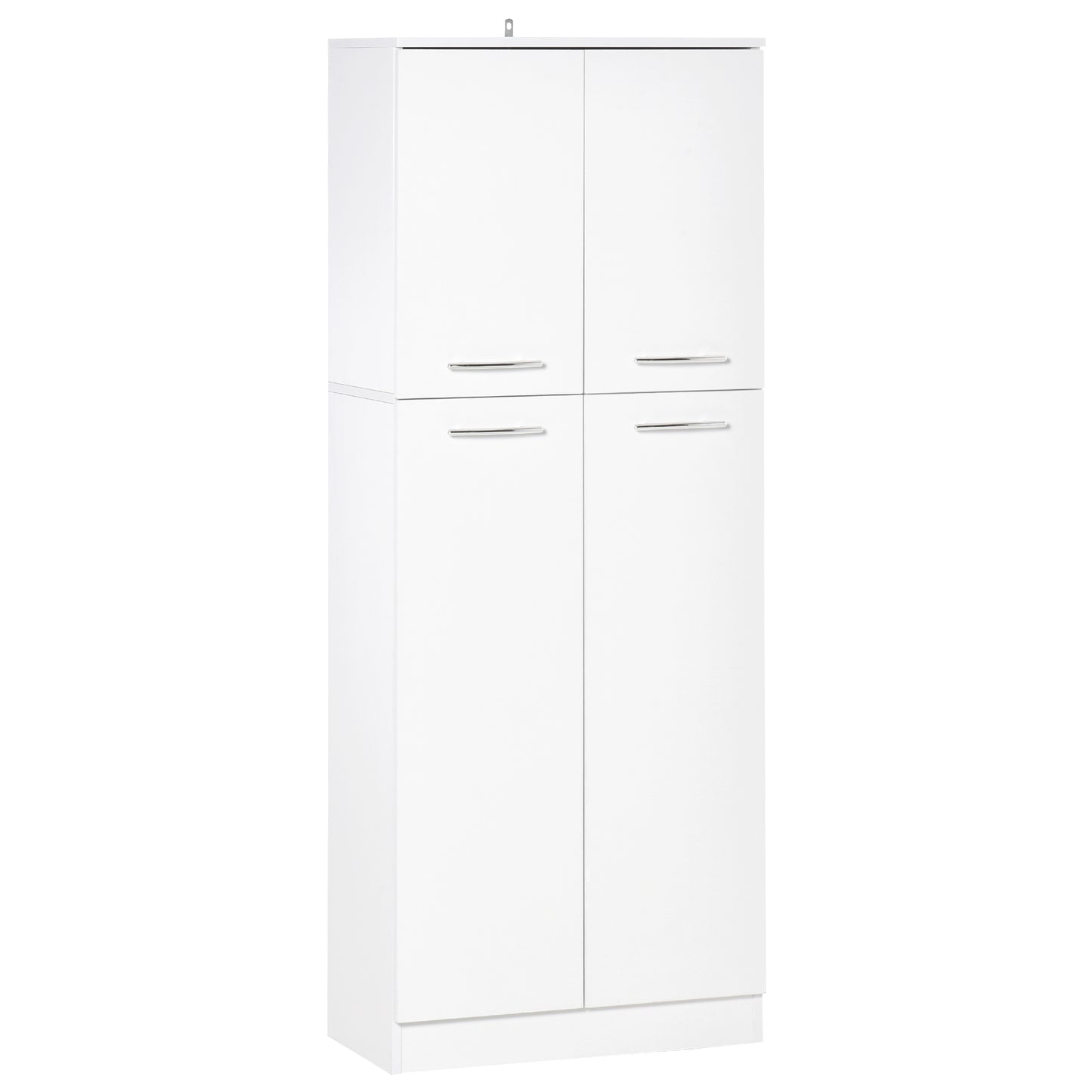 Dulap de depozitare, cu 2 compartimente și rafturi reglabile pentru dormitor living birou, 59×31×155 cm