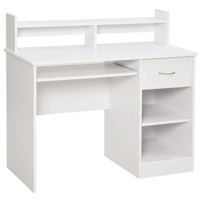 Birou Alb 104×48×95,5 cm – Lemn, Compact & Ideal pentru Acasa
