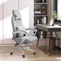 Scaun de Birou Ergonomic, Rotativ și Reglabil pe Înălțime, Tapițat, Gri