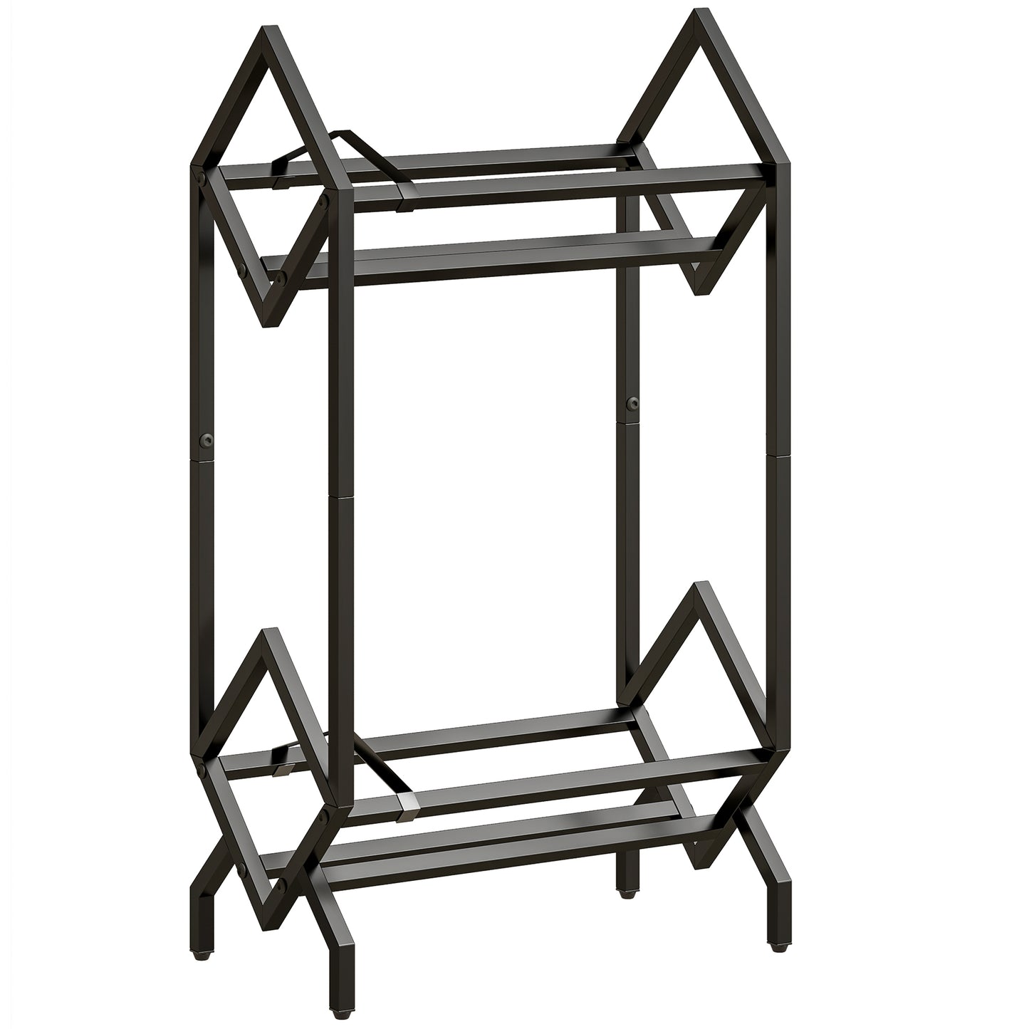 Organizator CD-uri pentru 50 CD-uri, Organizator Viniluri 2 Niveluri din Metal pentru DVD-uri, Cărți, Albume, Negru