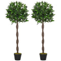 Set 2 Dafini Artificiali 120 cm – Pentru Interior & Exterior