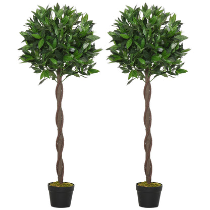 Set 2 Dafini Artificiali 120 cm – Pentru Interior & Exterior