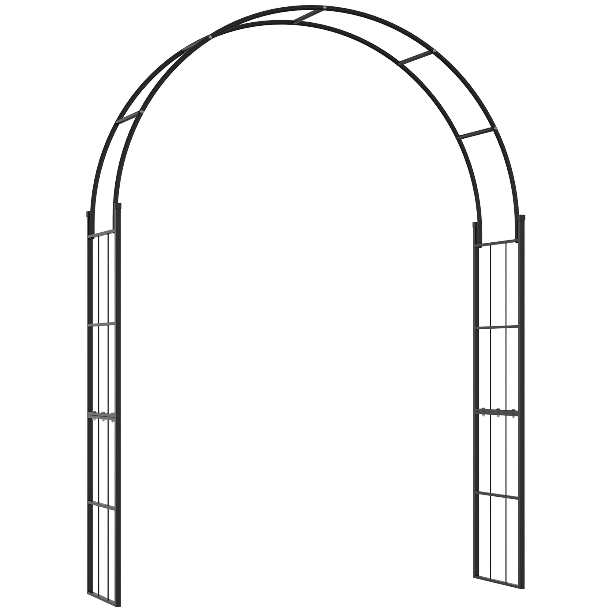 Pergola de Gradina de 2.23 m, Bolta de Nunta pentru Ceremonie, Spalier Ideal pentru Cataratori si Decoratiuni