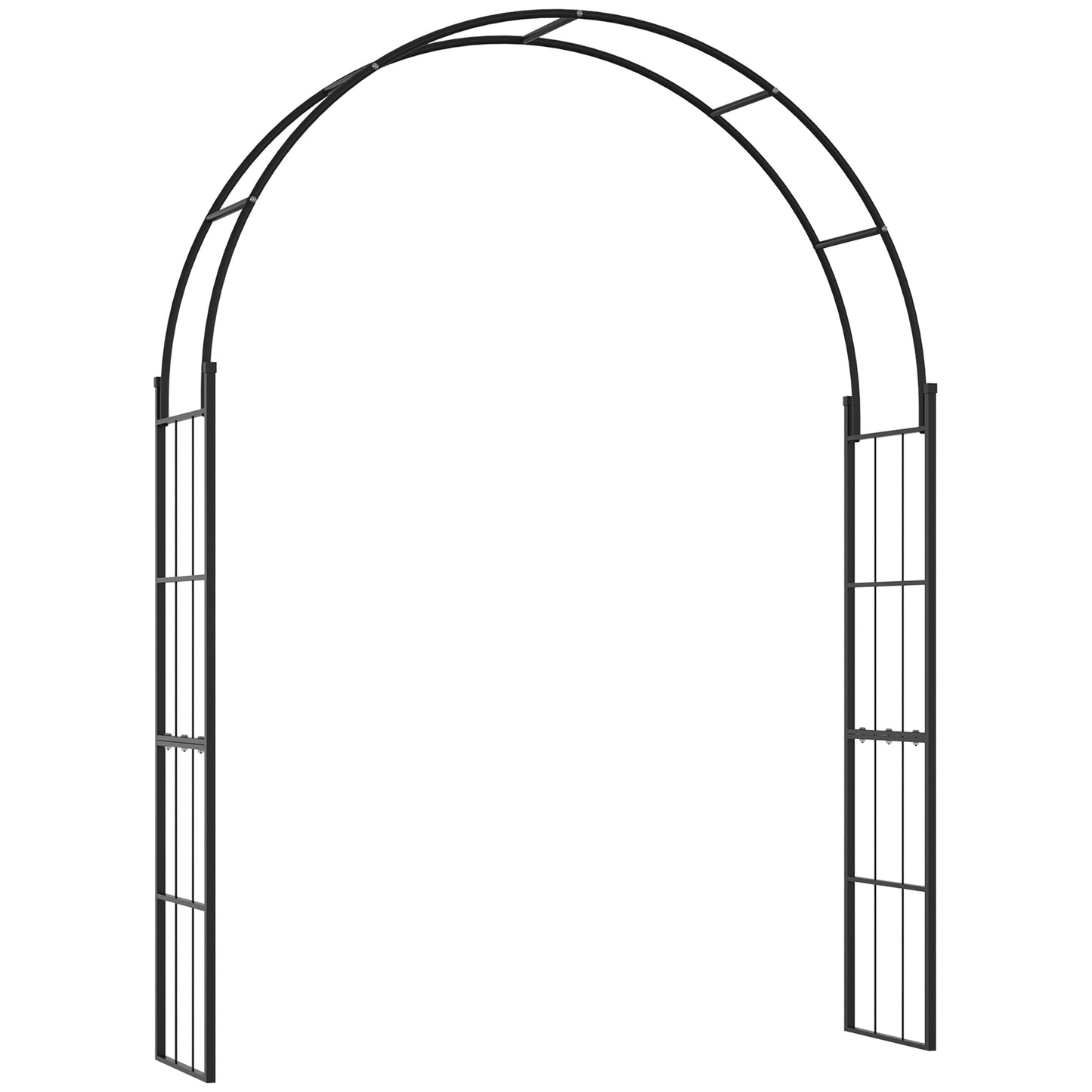 Pergola de Gradina de 2.23 m, Bolta de Nunta pentru Ceremonie, Spalier Ideal pentru Cataratori si Decoratiuni