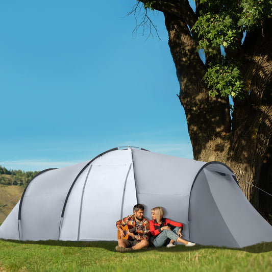 Cort de Camping pentru 4-5 Persoane cu 2 Camere