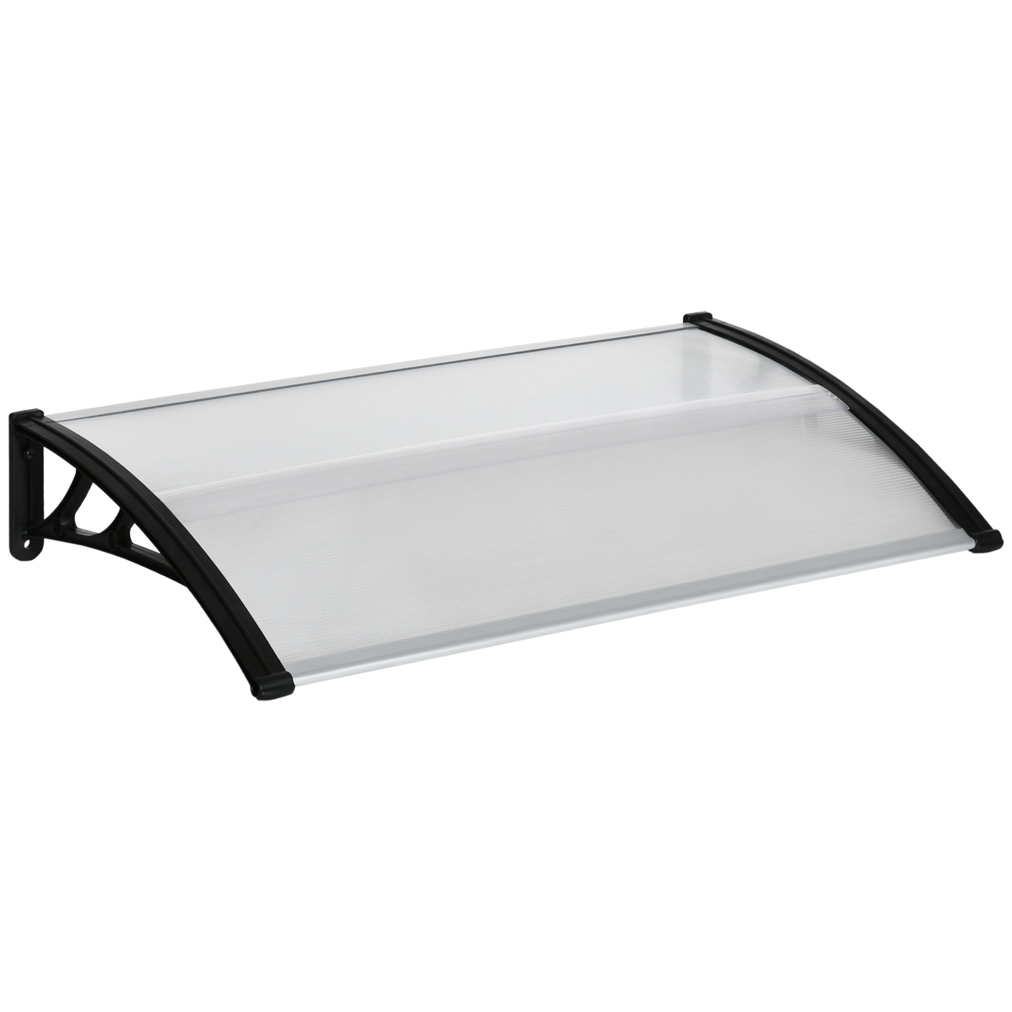 Copertina Exterior 110×60 cm – Policarbonat Transparent & Aluminiu