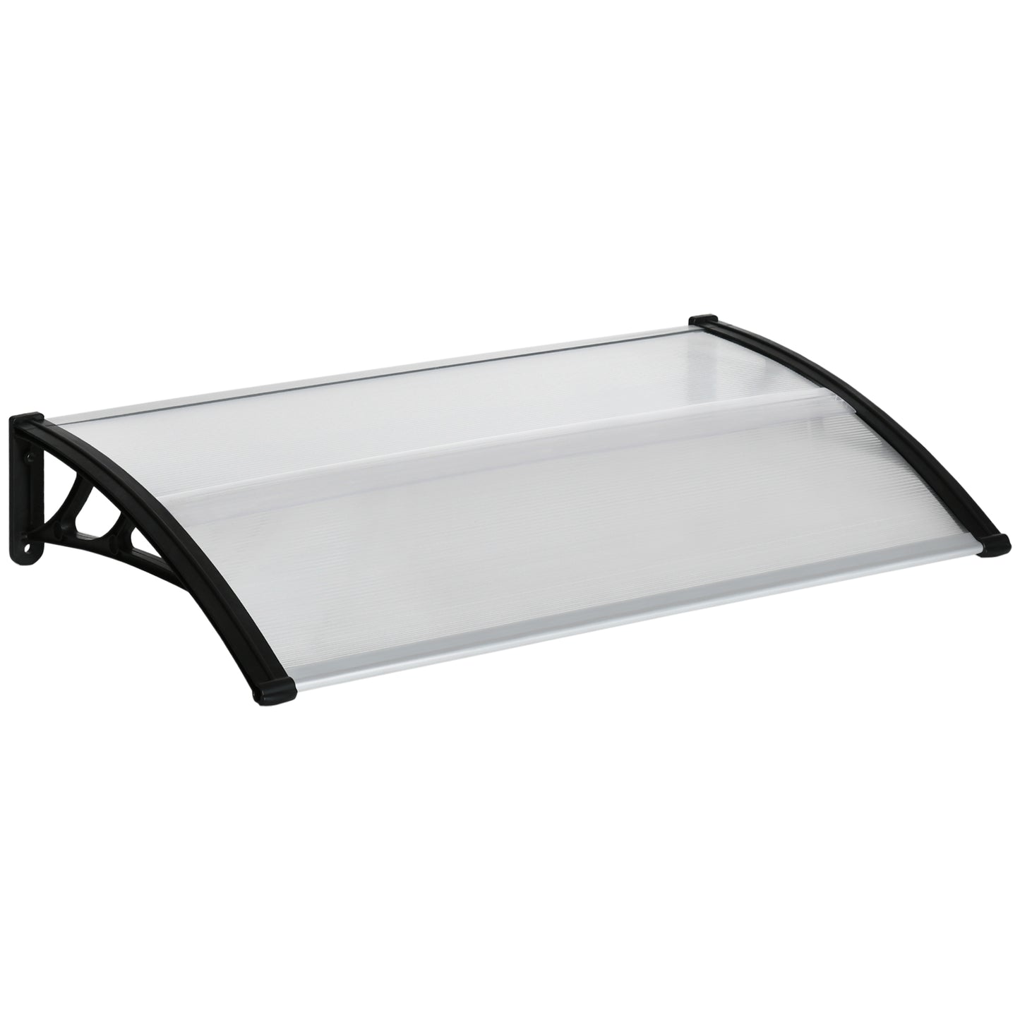 Copertina Exterior 110×60 cm – Policarbonat Transparent & Aluminiu