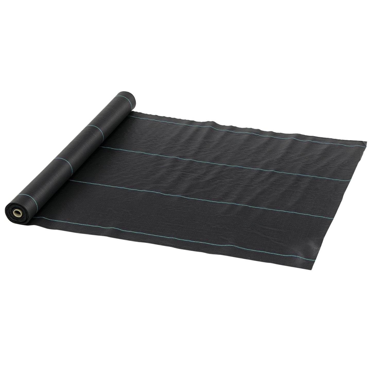 Plasă pentru Mulcire Permeabilă și Anti-UV din Polipropilena, pentru Grădină și Curte, 100x1 m, Negru