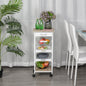 Carucior Bucatarie Alb – Compact & Eficient, 82 cm