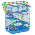 Cusca Hamsteri 5 Etaje – Albastra cu Accesorii Incluse