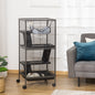 Cusca Rozatoare 52×52×113,5 cm – 4 Nivele & Tava Detasabila