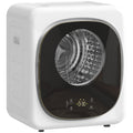 Mini Uscător de Rufe Portabil 4 kg, 5 Programe, 800W, Până la 60℃, Timer, Tambur Oțel Inoxidabil, Casă, Alb