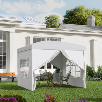 Cort de Gradina Impermeabil 3×3 m cu Panouri Laterale