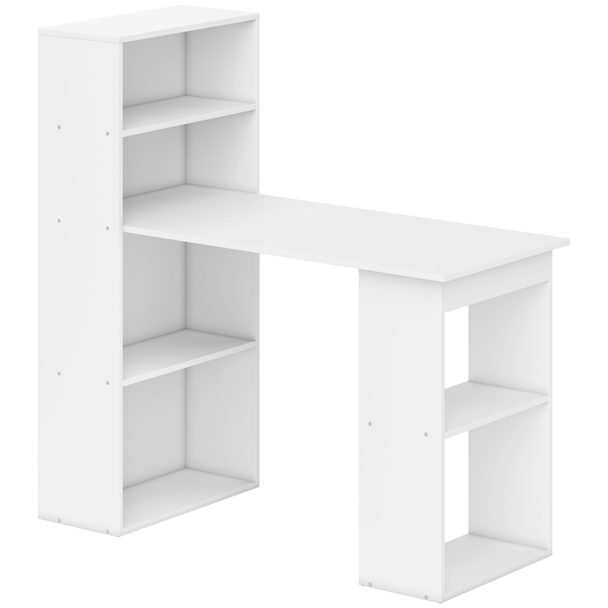 birou modern cu biblioteca 120x55x120cm