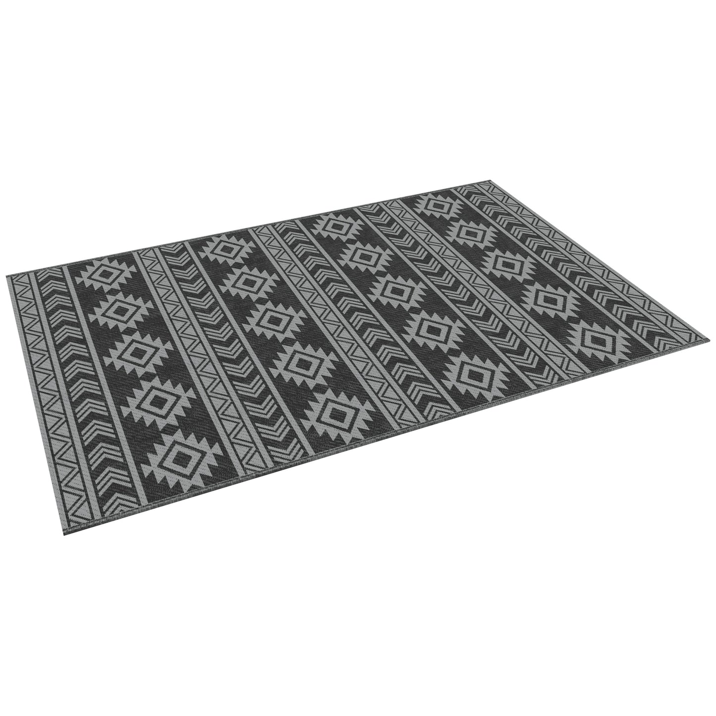 Covor Exterior 1,8×2,75 m – Reversibil & Impermeabil, Plastic Paie
