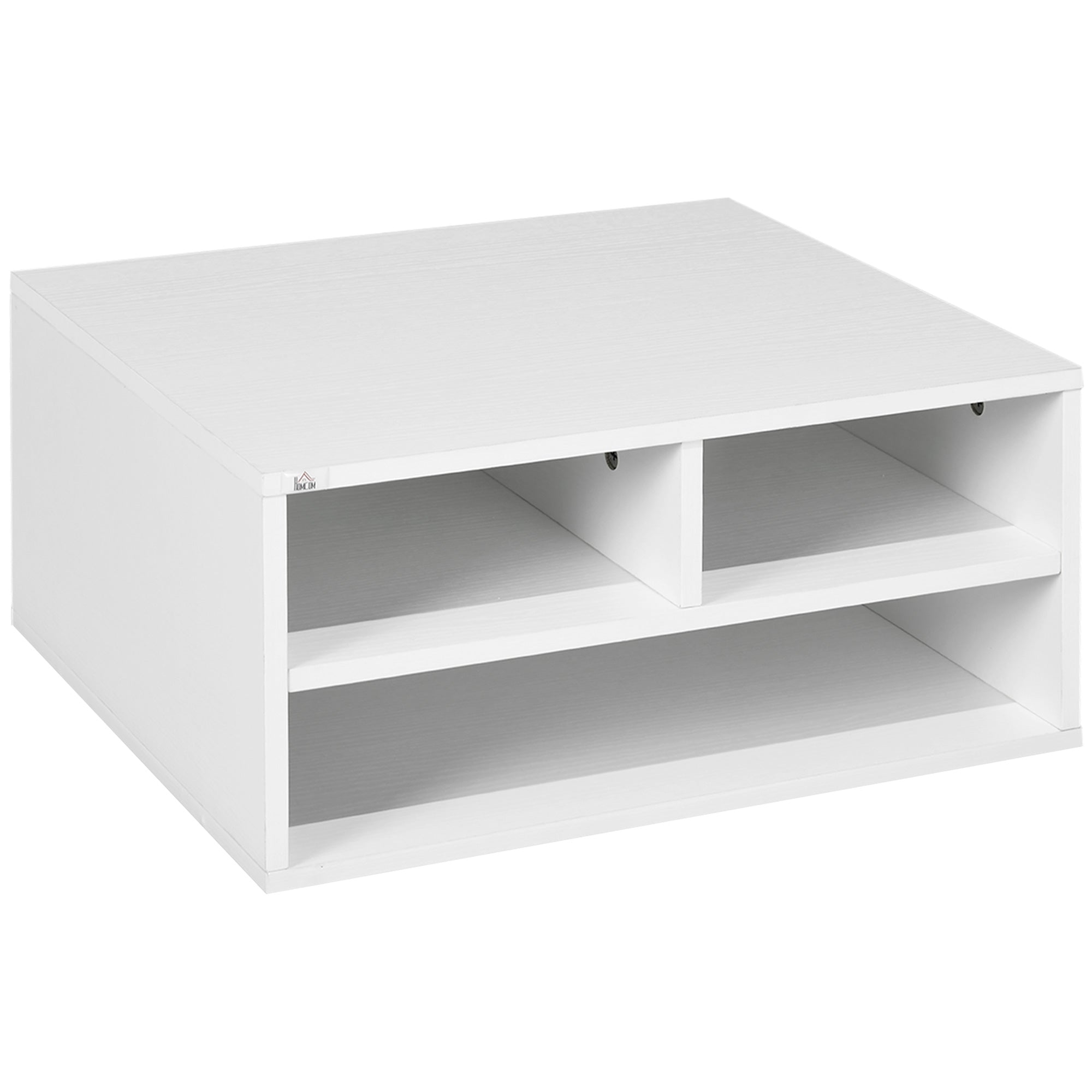 Suport pentru Imprimantă cu 2 Niveluri, 47x40x27.5 cm, Alb