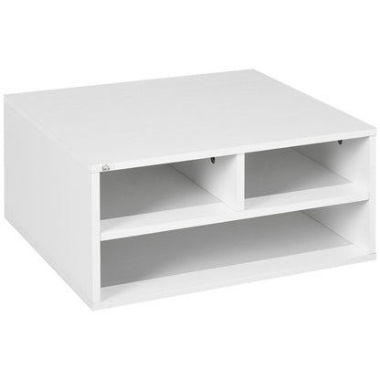 Suport pentru Imprimantă cu 2 Niveluri, 47x40x27.5 cm, Alb