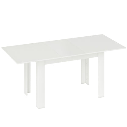 Masă Extensibilă de Luat Masa pentru 6-8 Persoane, 140-180 x 80 cm, Alb