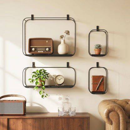 rafturi suspendate perete, rafturi decorative moderne