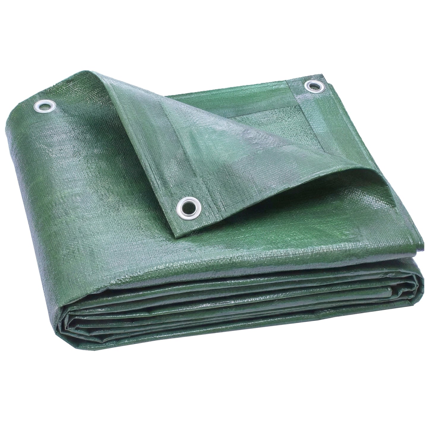 Prelată Exterioară Impermeabilă 6x4 m, Prelată din PE cu Ochiuri Reîntărite, Rezistentă la UV pentru Mobilier de Grădină, Sere, Lemn de Foc, Verde