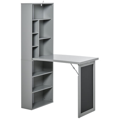 Birou Pliabil 3-in-1 – Biblioteca, Tabla & Masa Dining, 98×153 cm