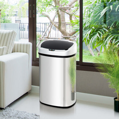 Cos Gunoi Inox – 58 L, Cu Senzor pentru Deschidere Automata