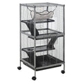 Cusca Rozatoare 52×52×113,5 cm – 4 Nivele & Tava Detasabila