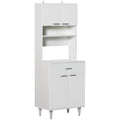 Dulap Bucatarie Mare din Lemn – Clasic Alb Elegant