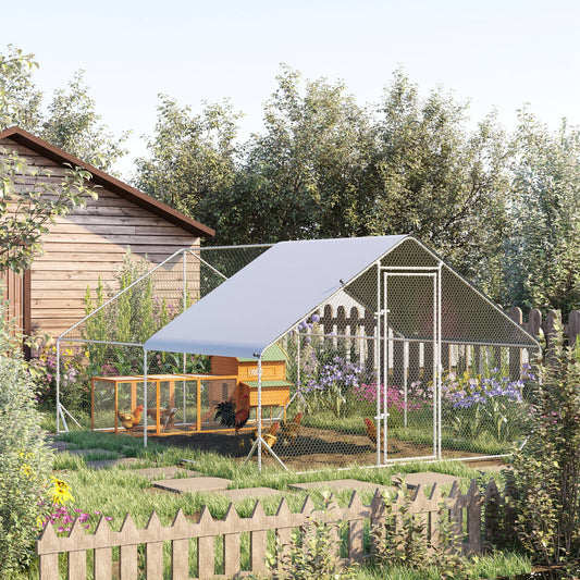 tarc Gaini Exterior – Cadru Zincat & Plasa cu Acoperis Impermeabil