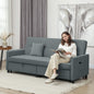Canapea Extensibila 3 Locuri Gri 196×90×89 cm