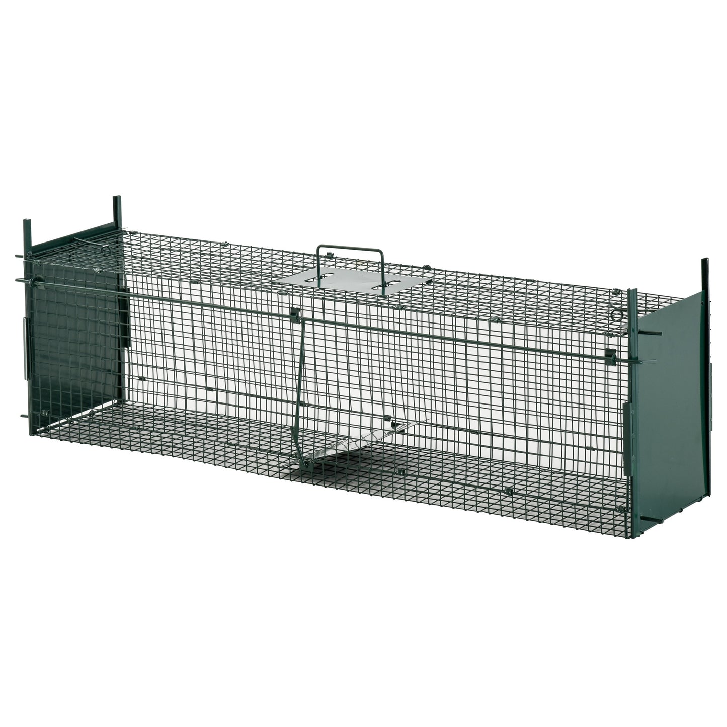 Cusca Capcana Verde – Usa Dubla, 100×25×28 cm pentru Animale