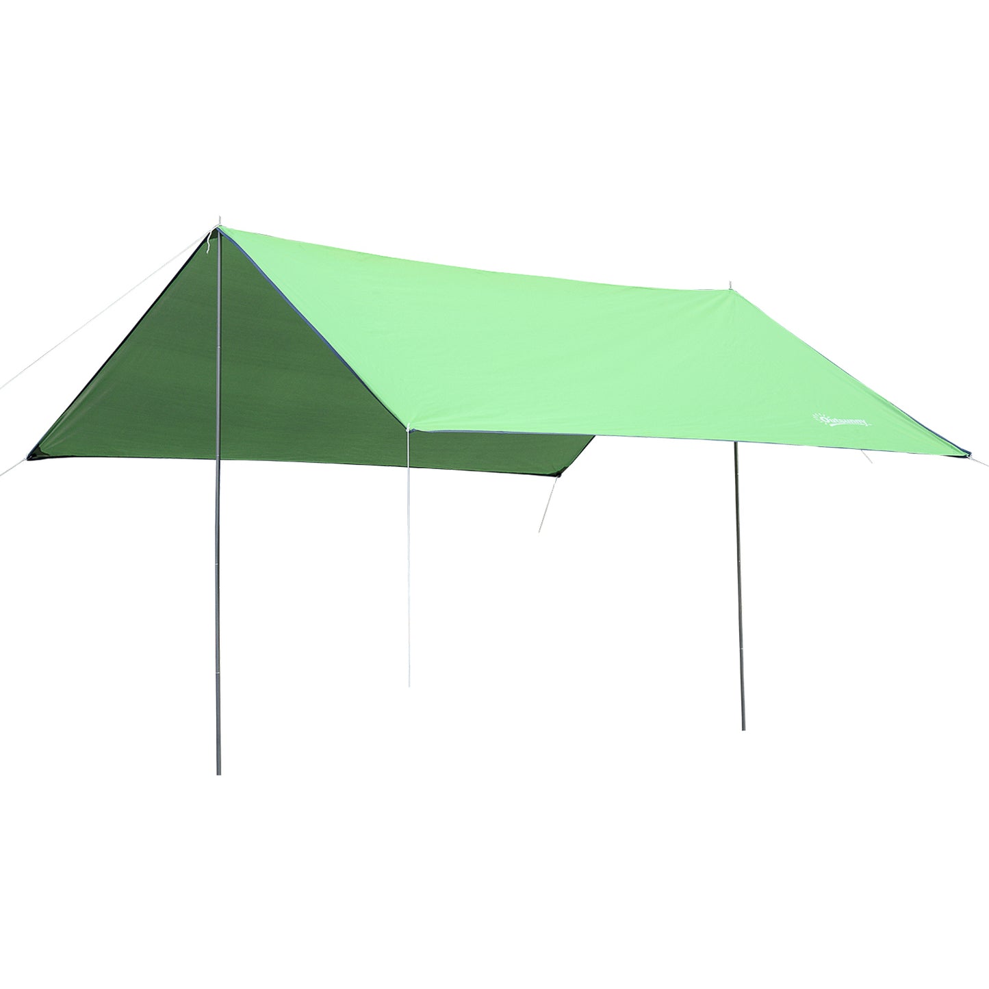 , Cort de Plajă, Pentru petreceri, camping, Poliester, 300cm x 292cm, Verde