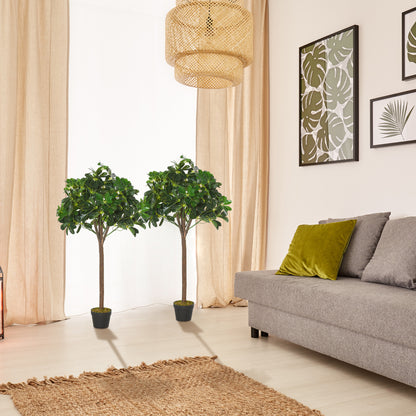 Set 2 Dafini Artificiali 120 cm – Pentru Interior & Exterior
