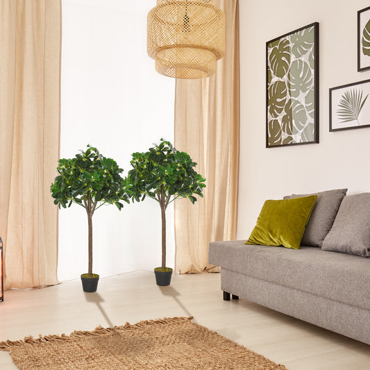Set 2 Dafini Artificiali 120 cm – Pentru Interior & Exterior