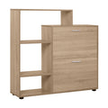 Dulap Pantofi Design Modern 20 Perechi pentru Hol in Lemn 101,5 x 25,5 x 98 cm
