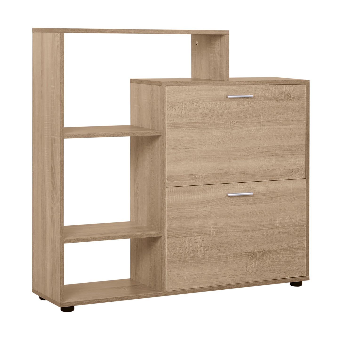 Dulap Pantofi Design Modern 20 Perechi pentru Hol in Lemn 101,5 x 25,5 x 98 cm