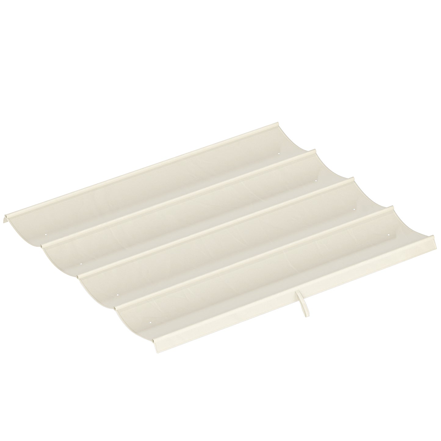 Acoperiș Pergola, Acoperire Retractabilă pentru Umbră, Protecție UV30+, Crem