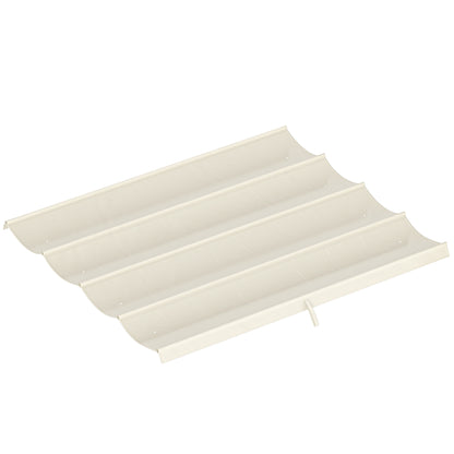 Acoperiș Pergola, Acoperire Retractabilă pentru Umbră, Protecție UV30+, Crem