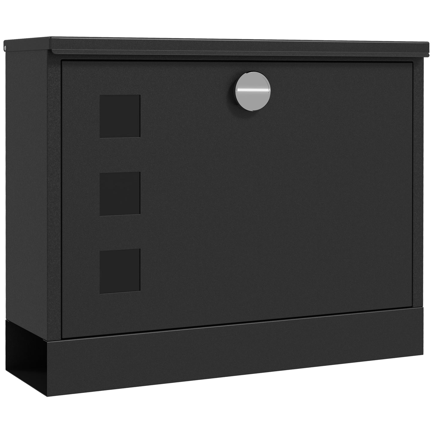 Cutie Postala de Perete 36,5x11,5,5x29cm, Negru