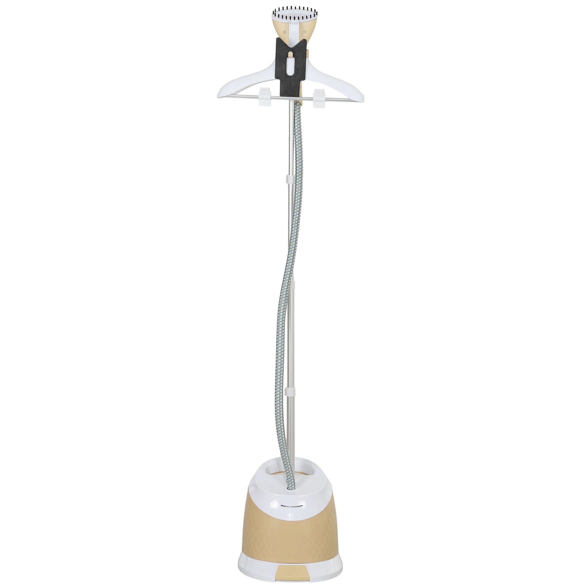 Fier de călcat vertical cu aburi 1800W cu rezervor de 1,8L, înălțime reglabilă și accesorii, auriu