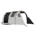 Cort de Camping pentru 4-5 Persoane, cu Acoperire Opacă, Impermeabil, cu Geantă de Transport, culoare Kaki