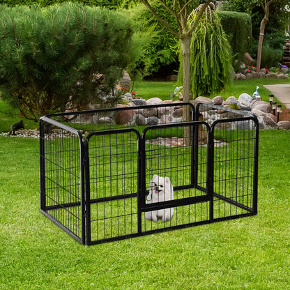 gard modular pentru animale, 125x80x70 cm