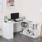 birou unghiular modern, din lemn, 140x107x74.6 cm