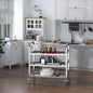 Carucior Pentru Bucatarie 3 Rafturi in Otel Inox 85x45x90cm