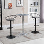 Set 2 Scaune de Bar – Pivotante, Maro, Reglabile 78–100 cm